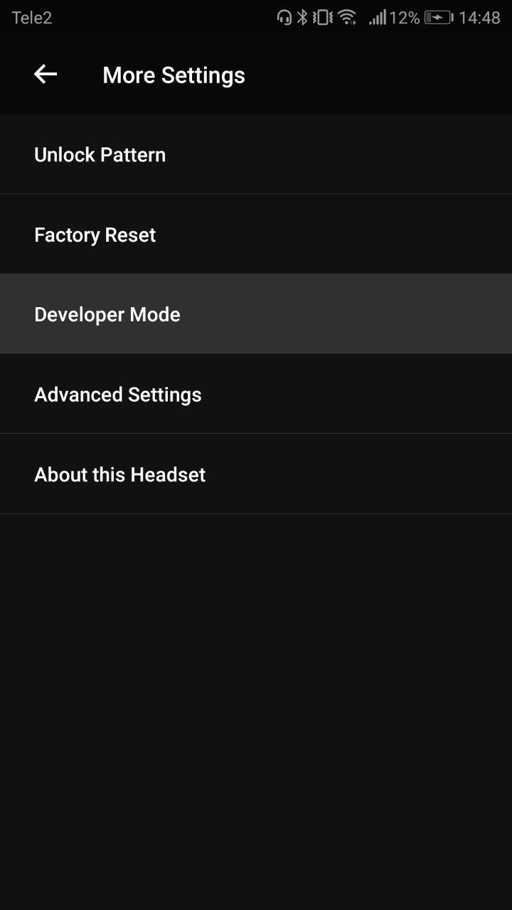 Set developer mode
