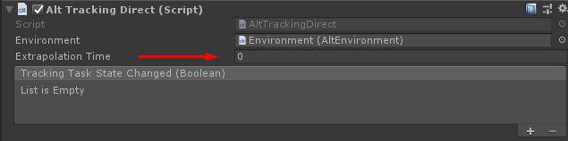 change the ExtrapolationTime parameter to 0