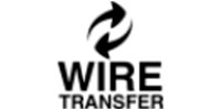 We accept wire transfer